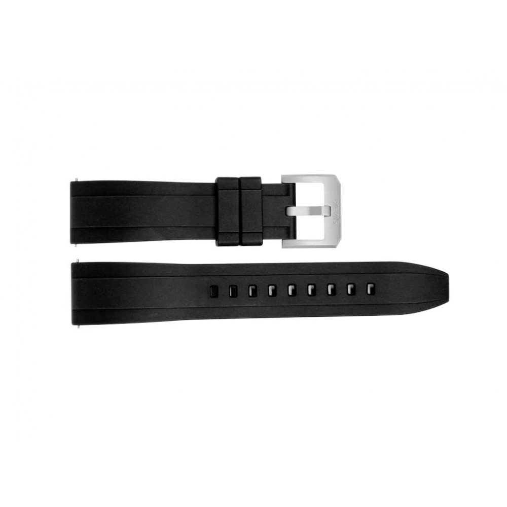Black Rubber Strap