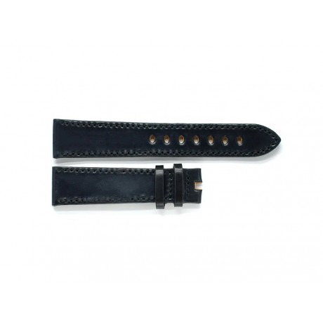 Black Horween Shell Cordovan Leather Strap